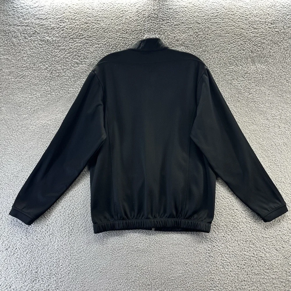 Nike Golf Track Jacket Men's Size Small Black Full Zip Therma-Fit Jacket Size S